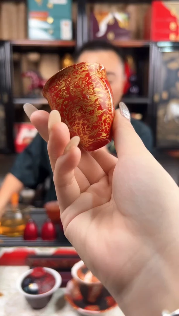 非遗太古大漆一口杯