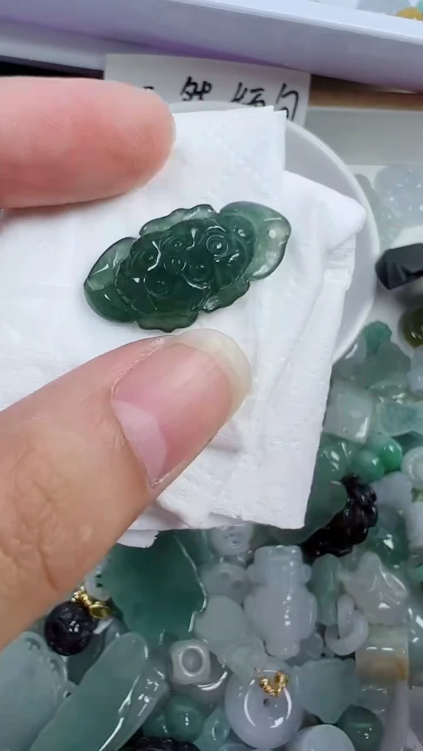 散珠翡翠109号链接，A货翡翠