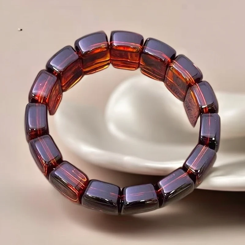 【佳玺珠宝】305 精美手串 血丝泊18mm