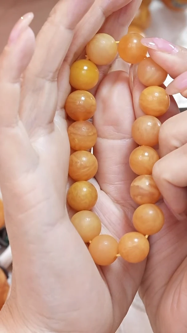 蜜蜡颈饰未镶嵌8432天然蜜蜡珠宝奇石云端妖孽全部保真