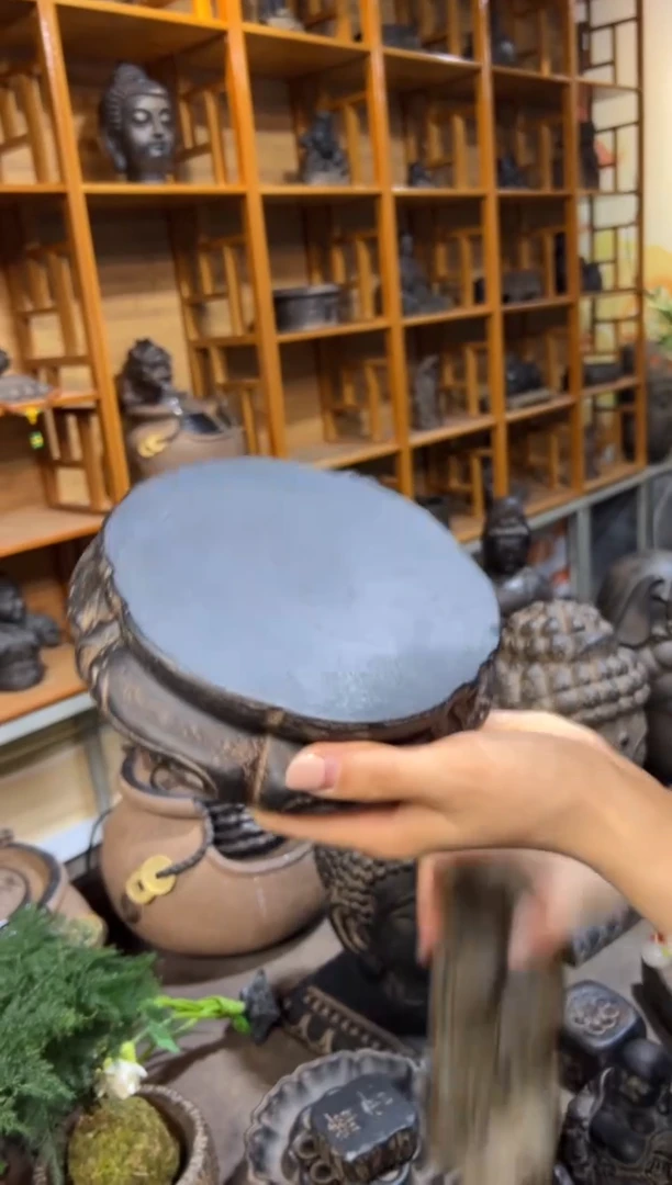 陶土【火山泥】金箍坛底座