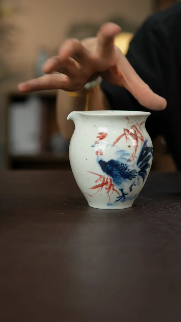 杯景德柴烧手作多人瑕疵
