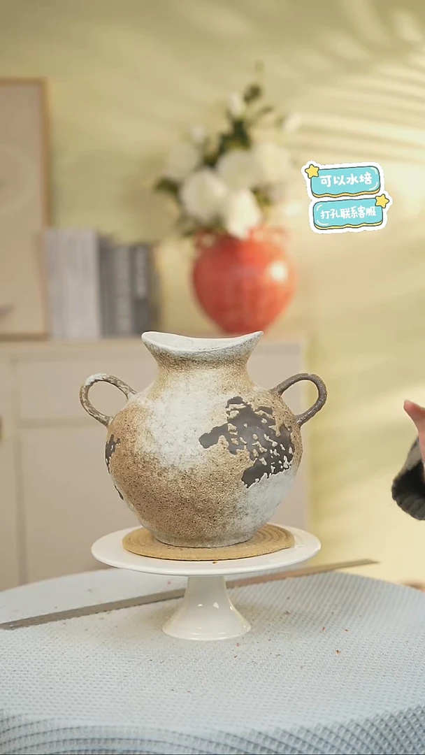 景德镇高端陶瓷花瓶家居水培插花瓶