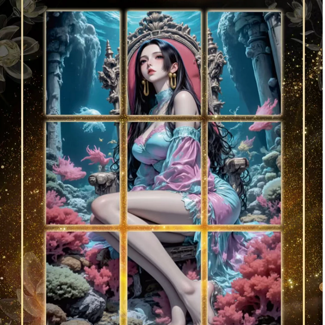 【欧8+叠叠】花棠海贼系列二次元动漫周边卡 卷卷