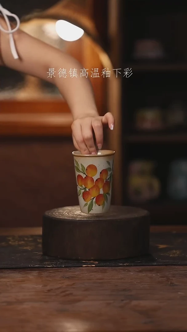 陶瓷景德镇高温釉下手绘陶瓷490