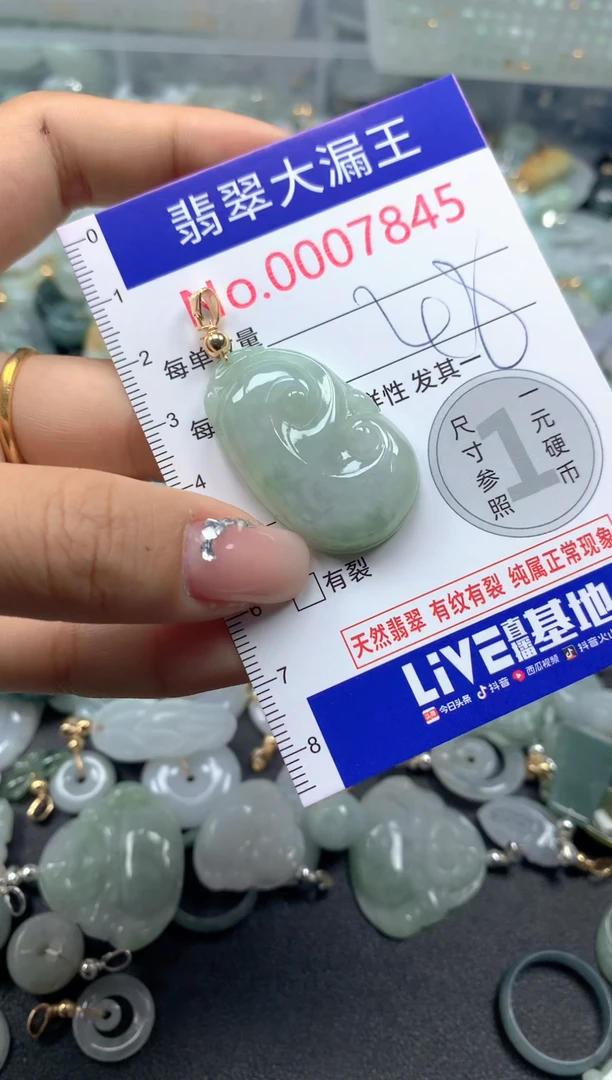 颈饰未镶嵌翡翠7845