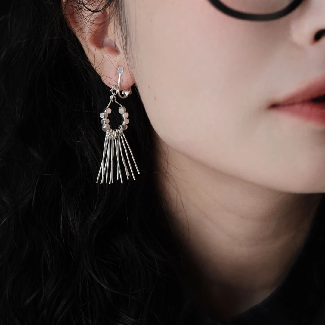 合金耳饰 Chieve-原创饰品©️ 自由章鱼耳饰 镀银本体