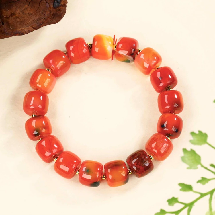 玉石手串SC712简约大气 特色精美款 多样性发其一 玛瑙手串