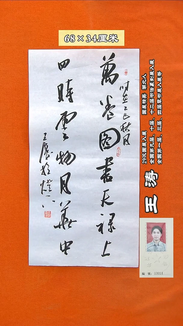 书法216R王涛书法作品