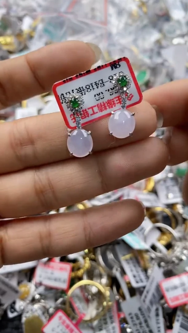 银S925镶嵌戒指翡翠1111-----9