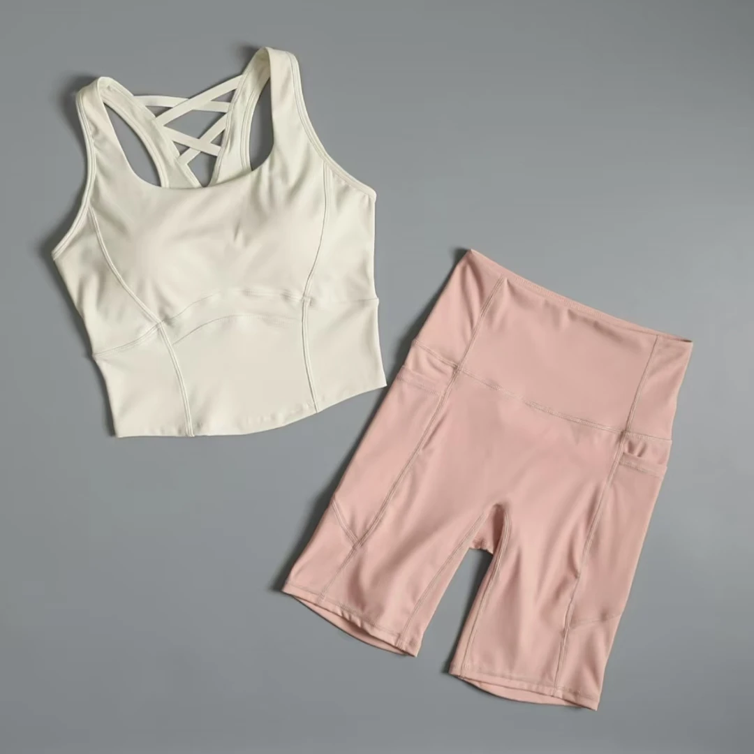 1101-1200女士夏季瑜伽服套装速干透气跑步健身必备