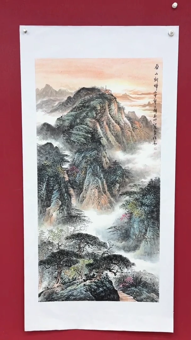 国画国画绘画山水花鸟