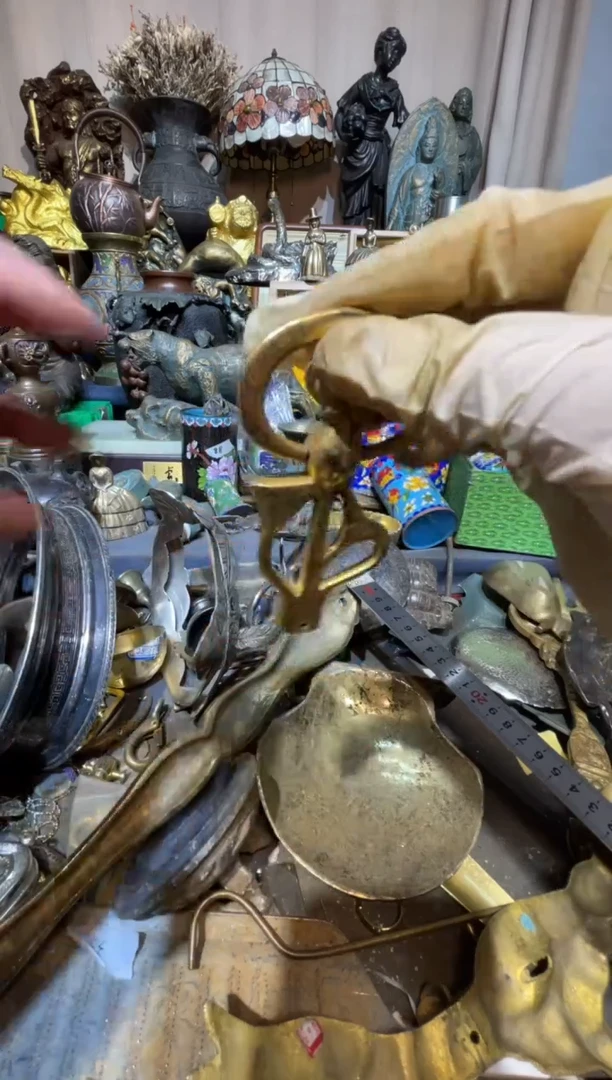 茶盏大阪回流商品铜器摆件2