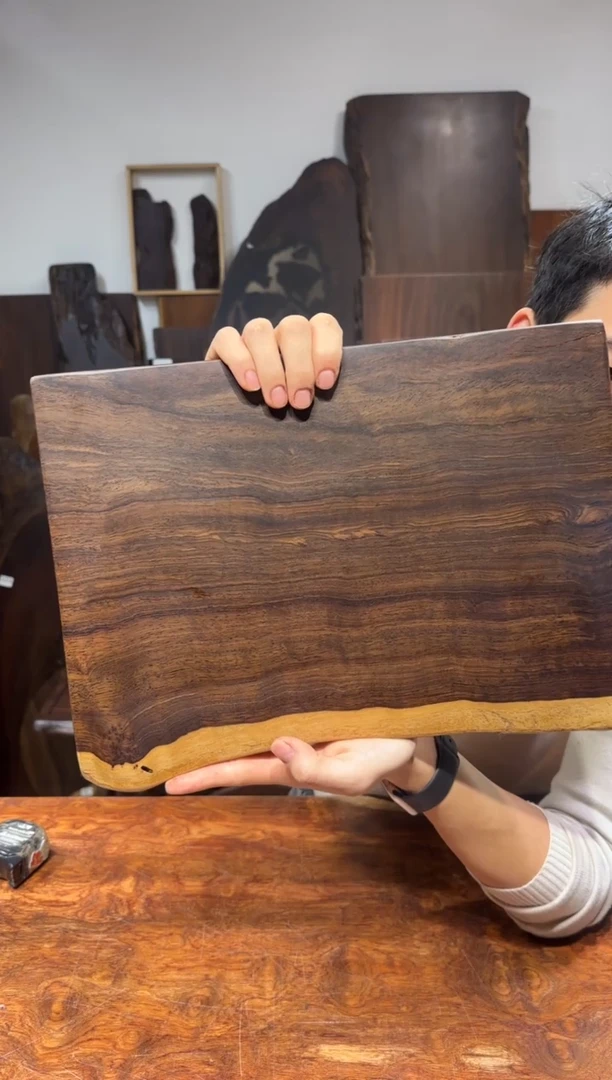 风车木（黑檀木）尺寸39*27*2.编号960