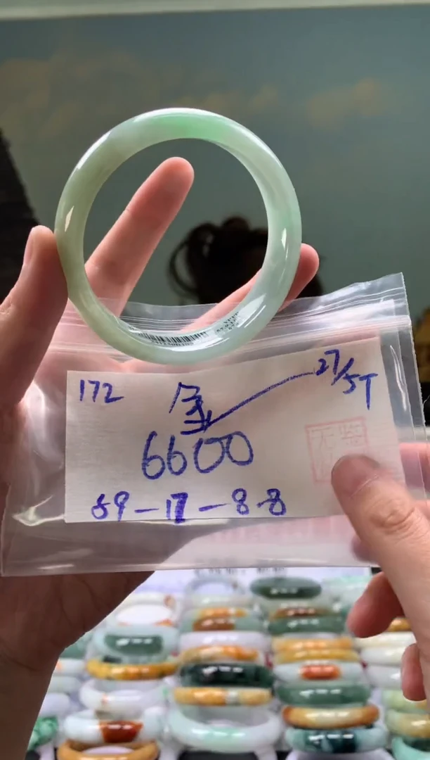 翡翠手镯未镶嵌翡翠手镯 下单联系小耳机#172