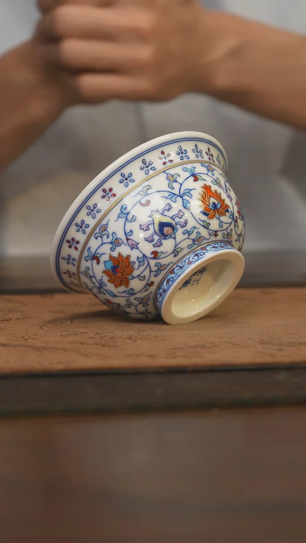 杯柴窑青花破价福利