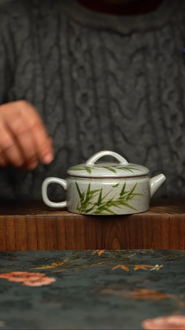 瓷片釉下彩手工手绘同款陶器