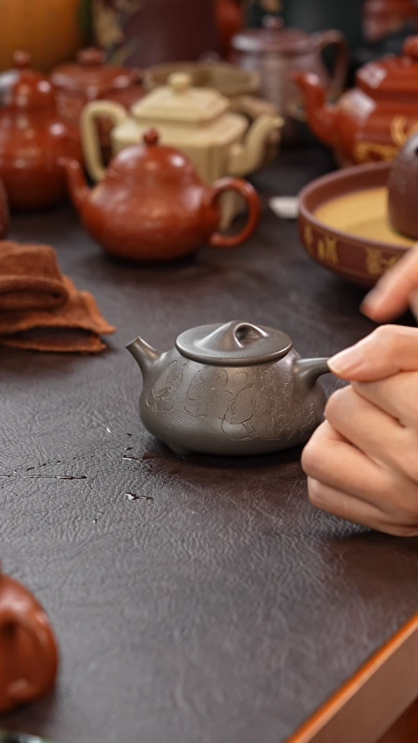 茶壶紫砂5*3宜兴原矿高端紫砂