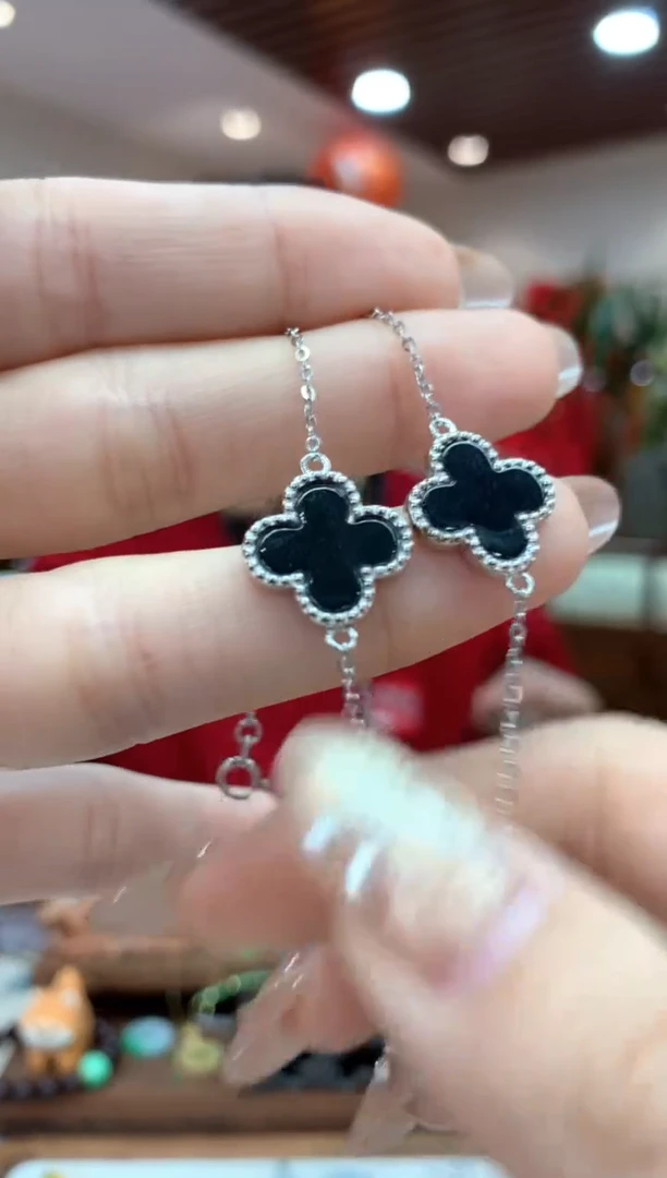 【闪购商品】翡翠手链银S925镶嵌手链多样性发货1件