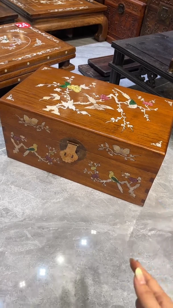 木喜鹊登梅收纳箱50