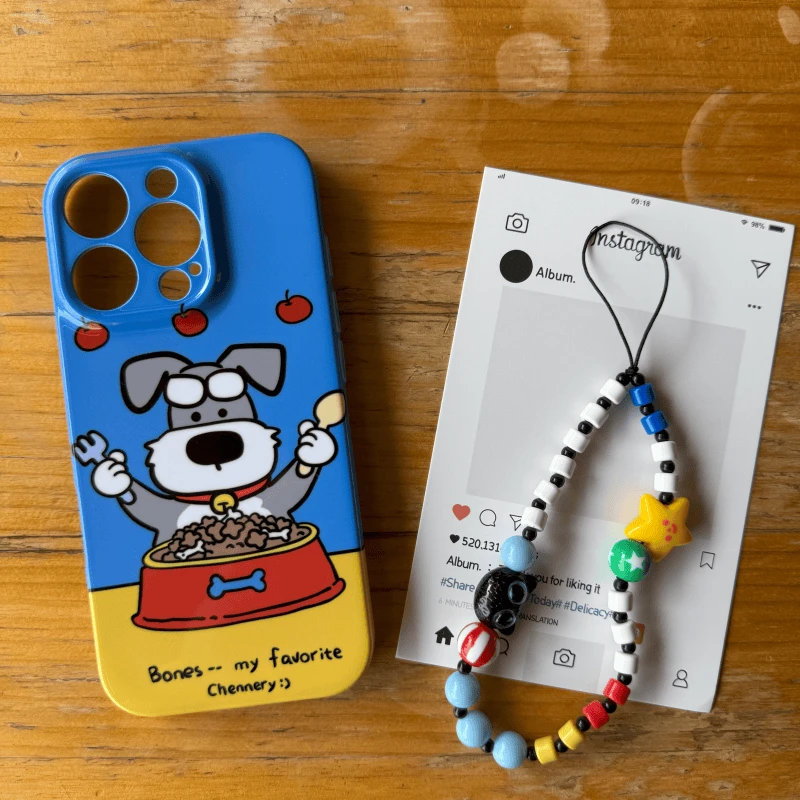 可爱雪纳瑞菲林软壳适用苹果17promax手机壳16华为vivo小米15oppo