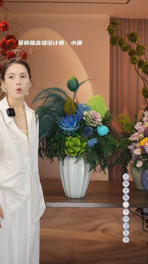 图片款花：单花束+花瓶