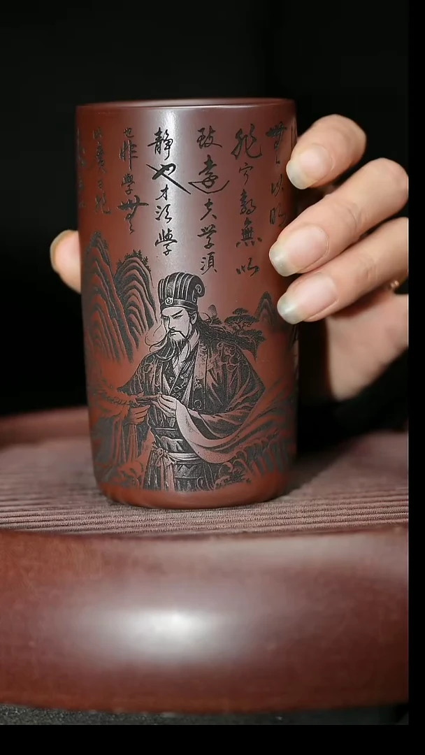 茶杯紫砂紫砂主人杯福利放漏