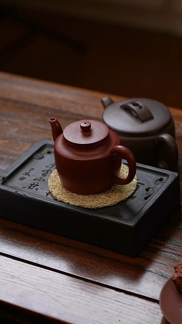 【闪购商品】紫泥茶壶折肩 汉瓦 全手工