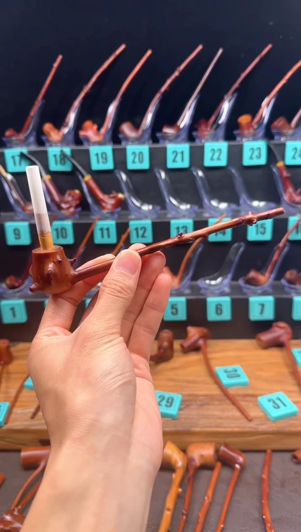 一物一图檬子木手工香烟嘴