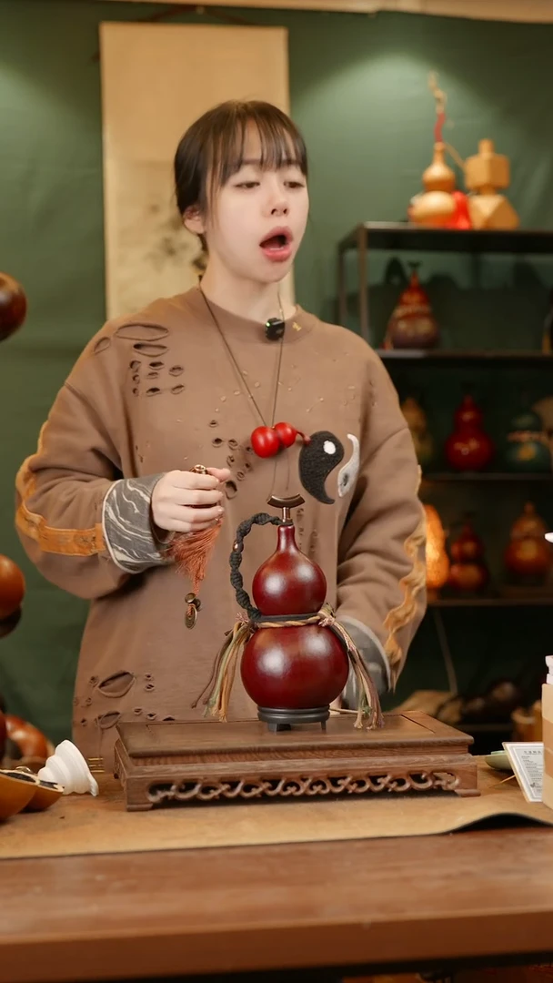 32号精品天然大漆酒葫芦一物一拍~