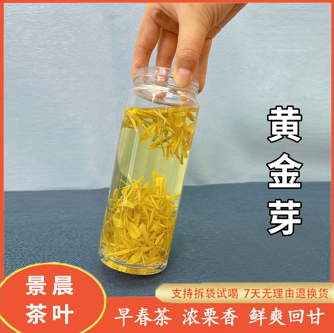 【新茶补贴】K10款高山黄金芽浓豆香板栗香绿茶浓香耐泡K5