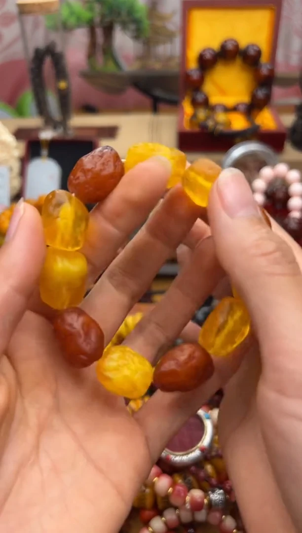 未镶嵌颈饰蜜蜡所见即所得所见即所得