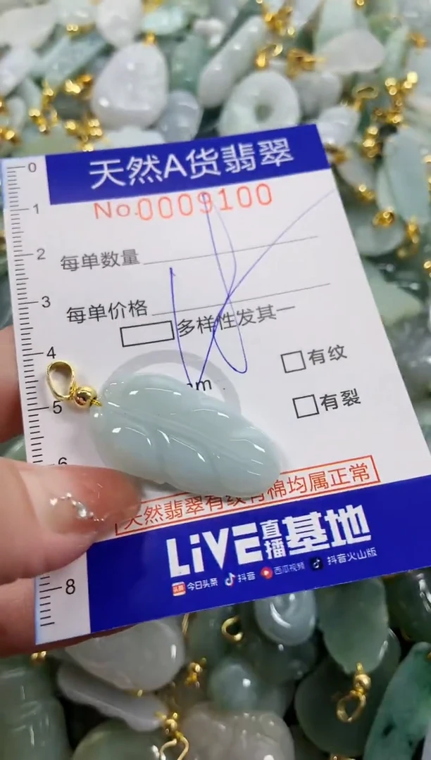 颈饰未镶嵌翡翠天然A货翡翠