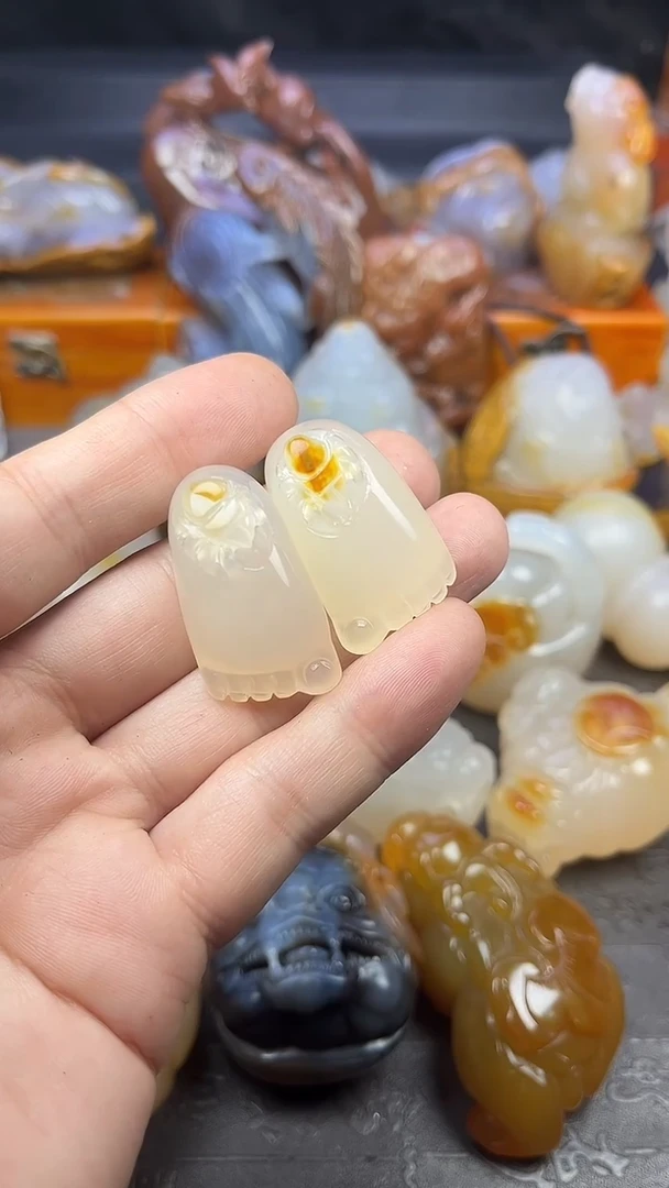 【闪购商品】玛瑙/玉髓吊坠未镶嵌1