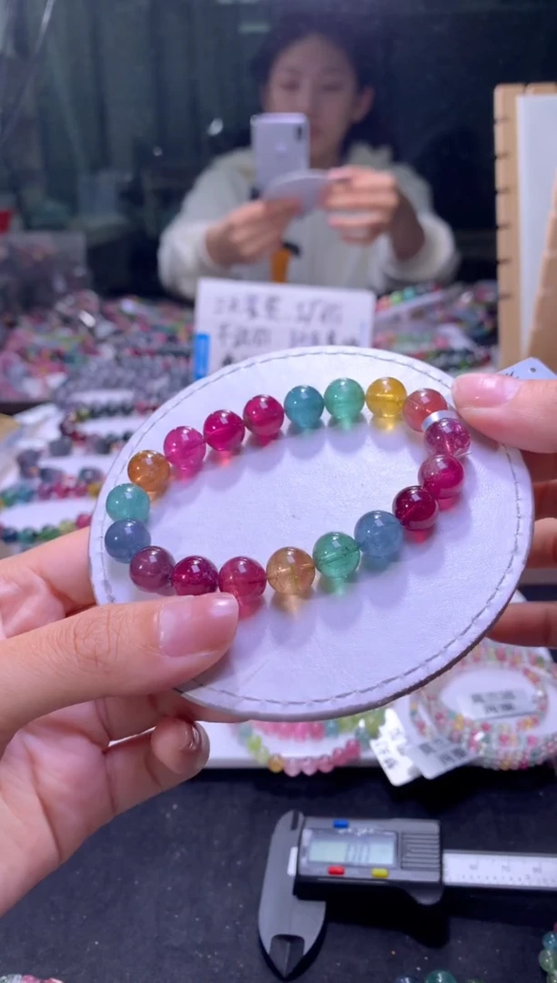 未镶嵌手串碧玺A155【天然碧玺】