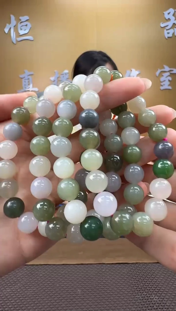 和田玉未镶嵌颈饰手串9-10