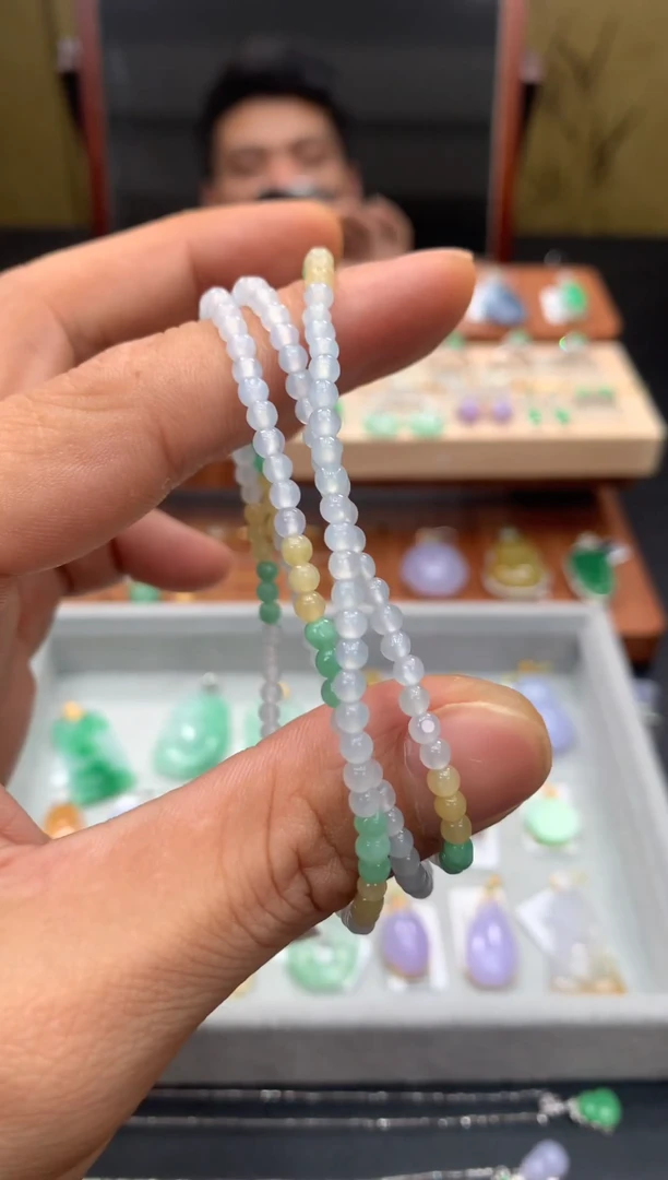 未镶嵌手串翡翠长串
