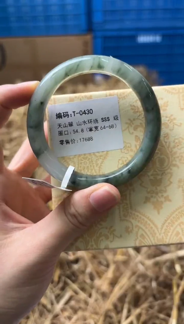 未镶嵌手镯石英质玉T-0430