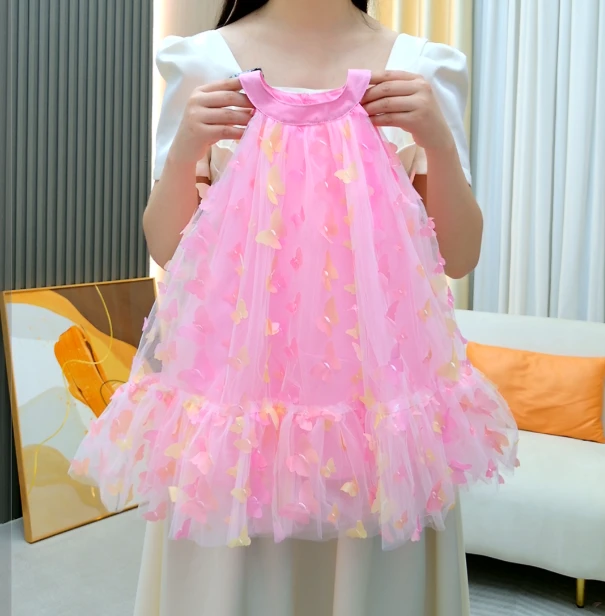 【舞蝶】新款新款女童夏季洋气公主裙裙子小女孩夏季吊带网纱裙
