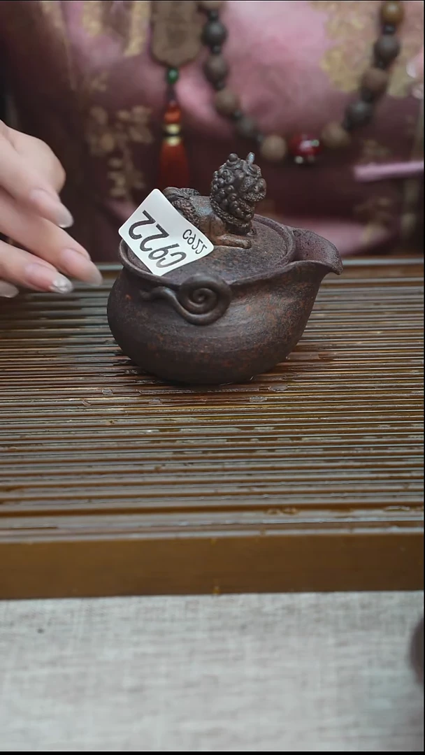 纯手工粗陶茶具每一只不一样