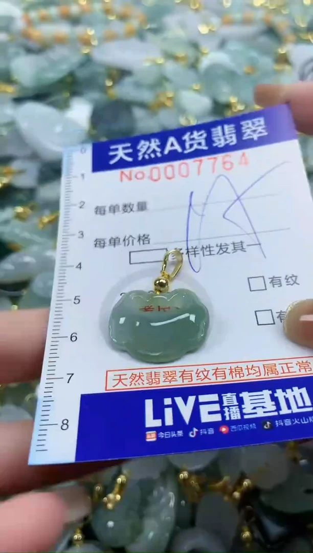 颈饰未镶嵌翡翠天然A货翡翠