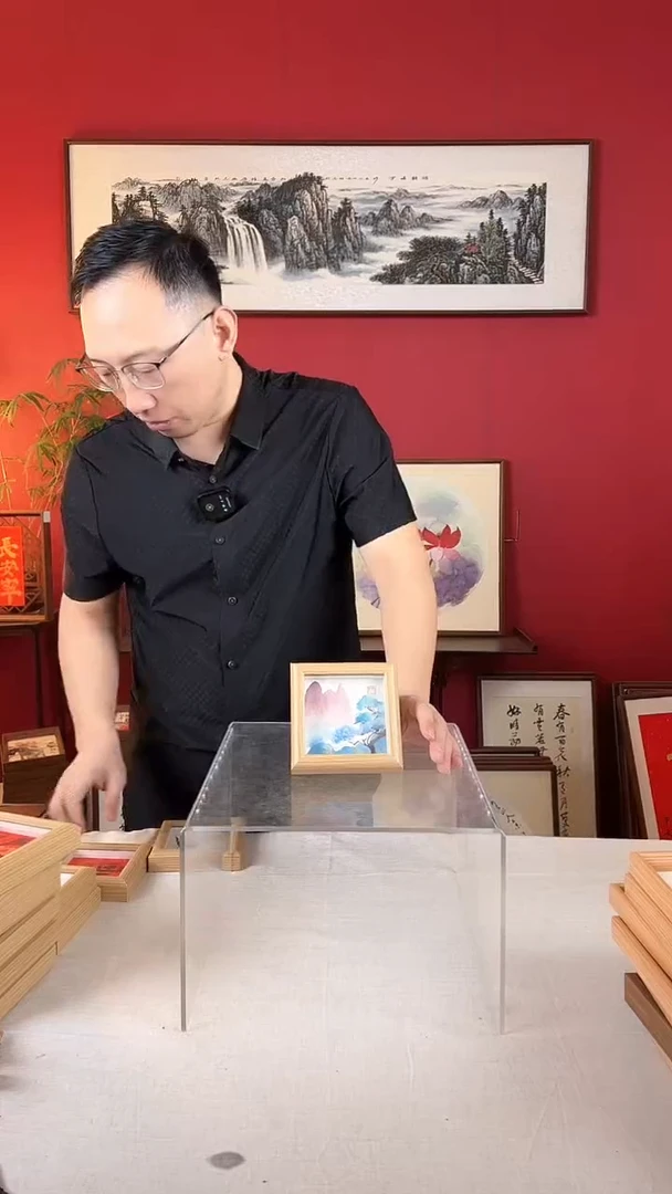 【闪购商品】国画山水手绘国画摆台