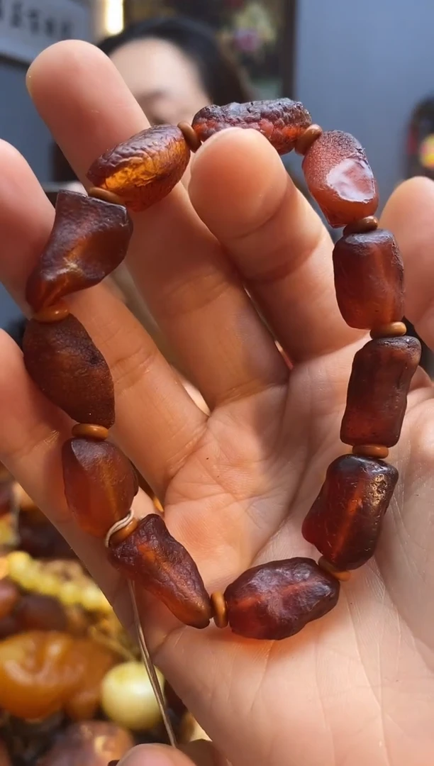 未镶嵌琥珀手串手串