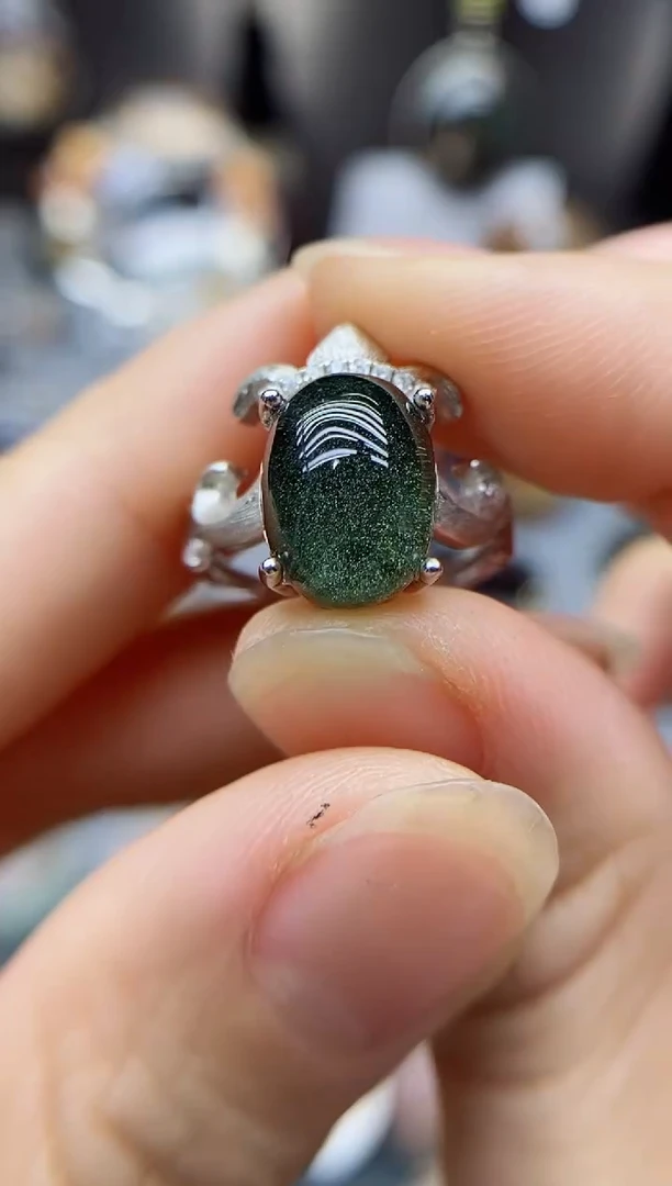 银S925镶嵌珠宝半成品水晶定制定制