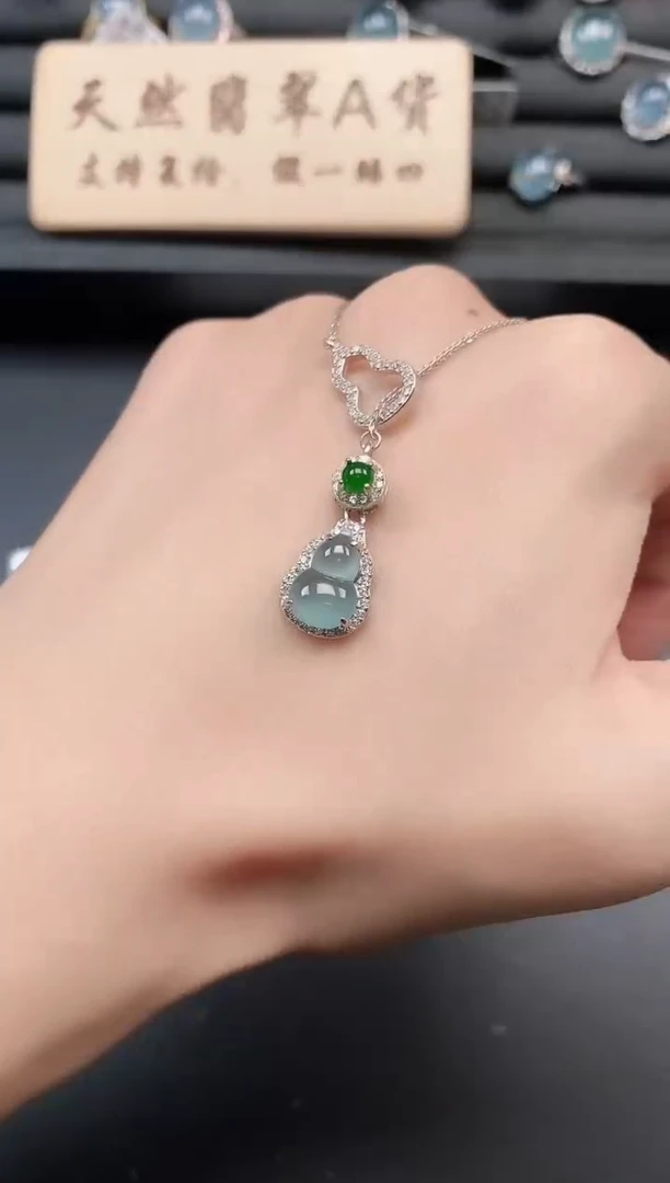 银S925镶嵌戒指翡翠111