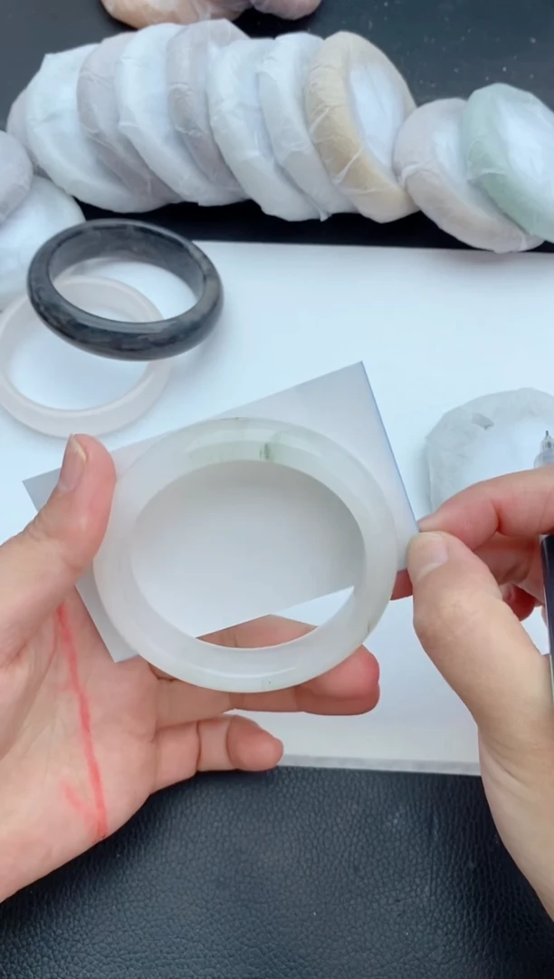 【闪购商品】石英质玉未镶嵌手镯207+55/56