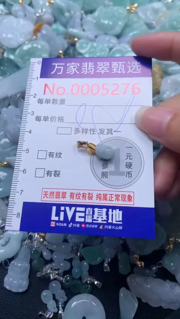 颈饰未镶嵌翡翠5276