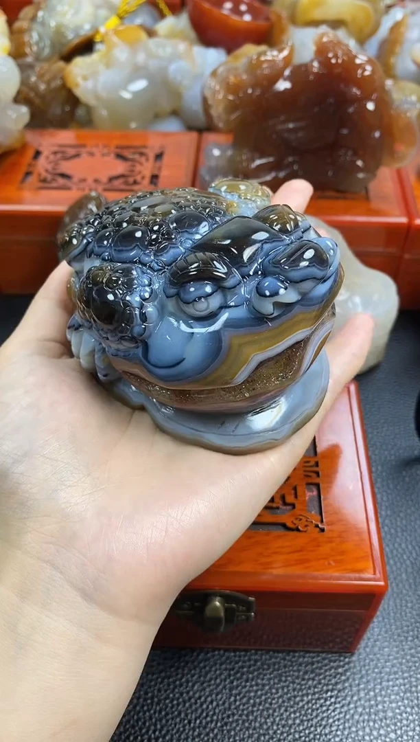 玛瑙/玉髓摆件未镶嵌瑞*1