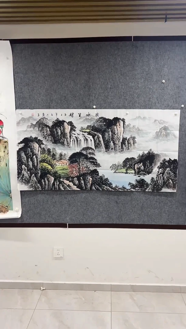 国画丹青专属福利-四尺整张流水生财