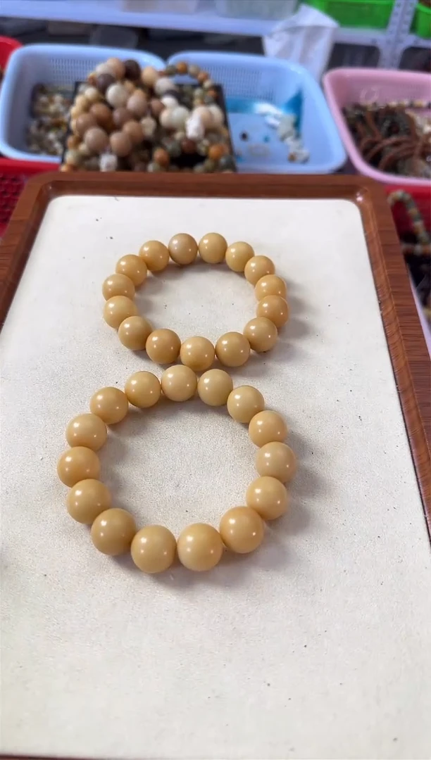 【闪购商品】白玉菩提手串16汤圆风化老料